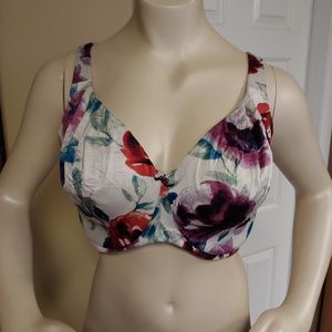 Floral pattern bra 42G